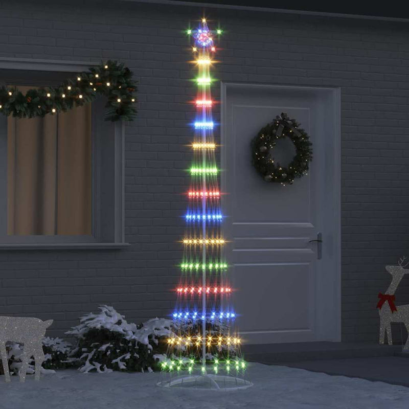 Load image into Gallery viewer, Vidaxl led kerstboom met 290 led multikleur 70 x 70 x 250 cm metaal