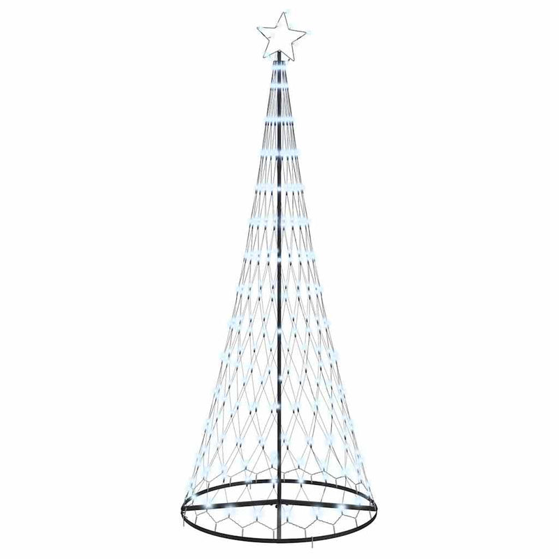 Load image into Gallery viewer, Vidaxl led kerstboom met 295 led met standaard koudwit 250 cm metaal