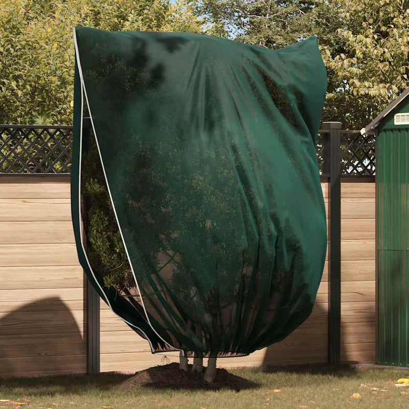 Load image into Gallery viewer, Vidaxl vorstbescherming plantenfleece covers 3 pcs groen 2,4 x 2 m