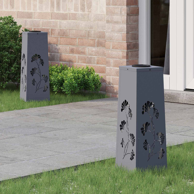 Load image into Gallery viewer, Vidaxl solar led pad licht 2 pcs antraciet koudgewalst staal