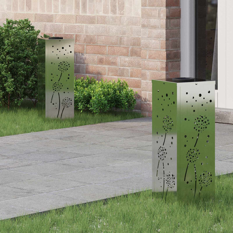 Load image into Gallery viewer, Vidaxl solar led pad licht 2 pcs zilver gegalvaniseerd staal