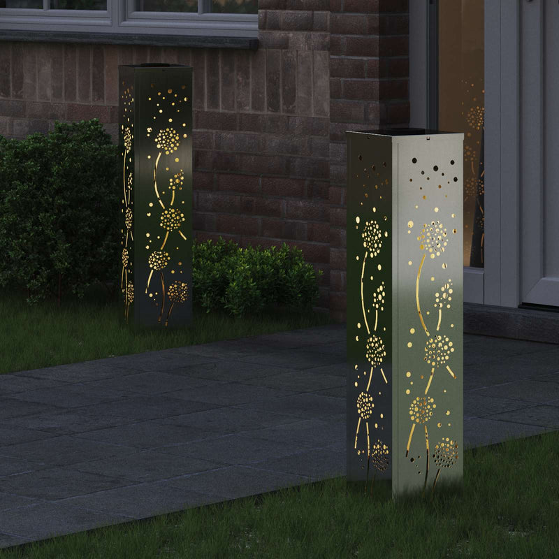 Load image into Gallery viewer, Vidaxl solar led pad licht 2 pcs roestig gegalvaniseerd