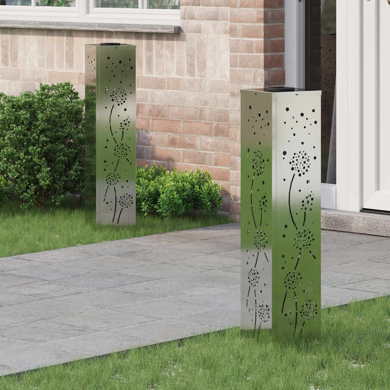 Load image into Gallery viewer, Vidaxl solar led pad licht 2 pcs roestig gegalvaniseerd