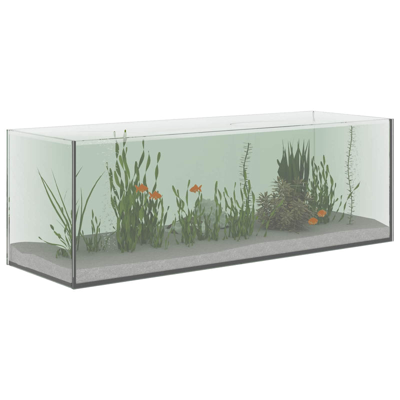 Load image into Gallery viewer, Vidaxl aquarium met opslag doorzichtig 60 x 20 x 20 cm glas