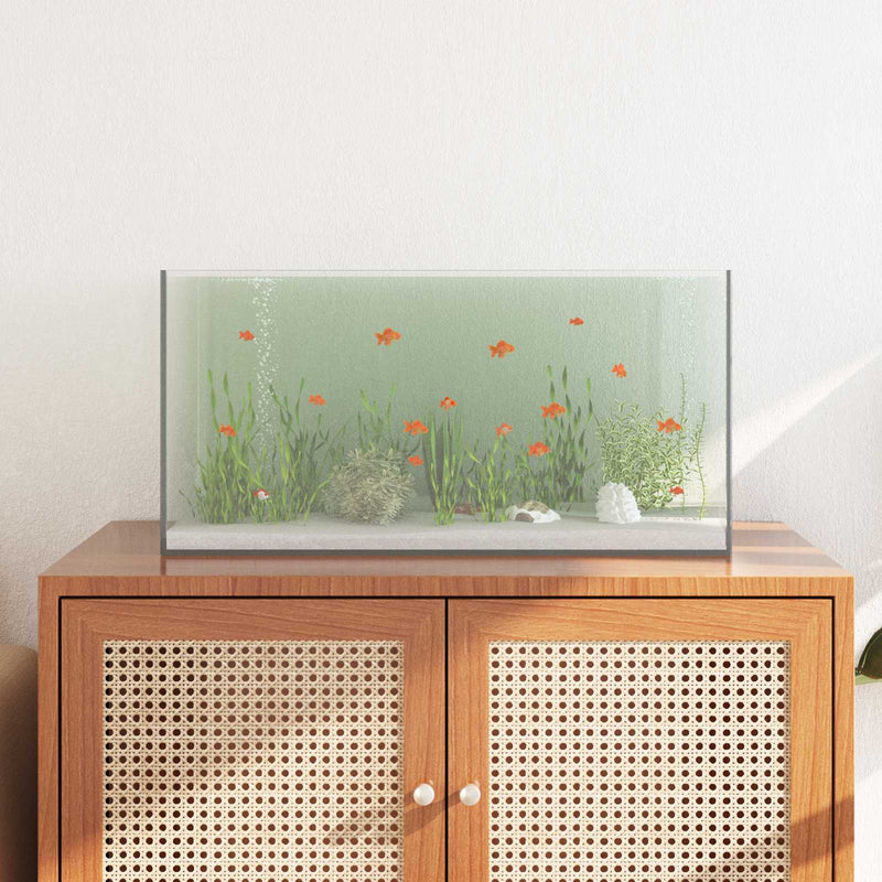 Load image into Gallery viewer, Vidaxl aquarium met opslag doorzichtig 60 x 30 x 30 cm glas