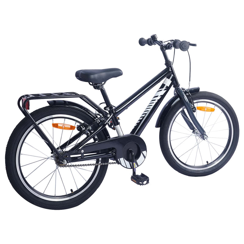 Load image into Gallery viewer, Vidaxl kinderfiets 20 inch voor 6-11 jaar oud zwart