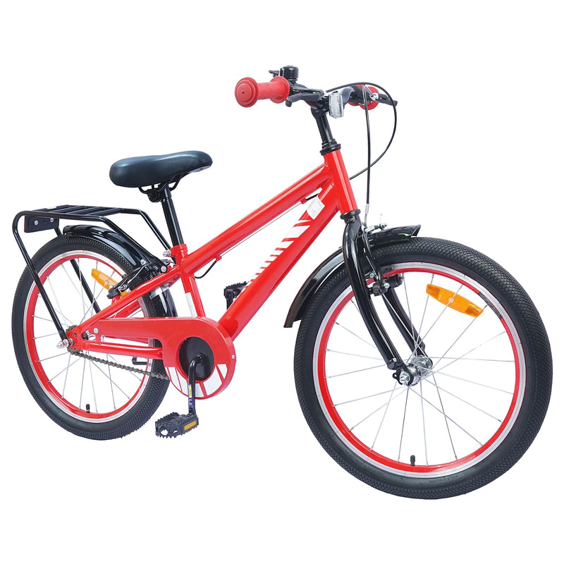 Load image into Gallery viewer, Vidaxl kinderfiets 20 inch voor 6-11 jaar oud rood