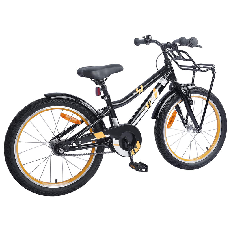 Load image into Gallery viewer, Vidaxl kinderfiets 20 inch voor 6-11 jaar oud oranje zwart