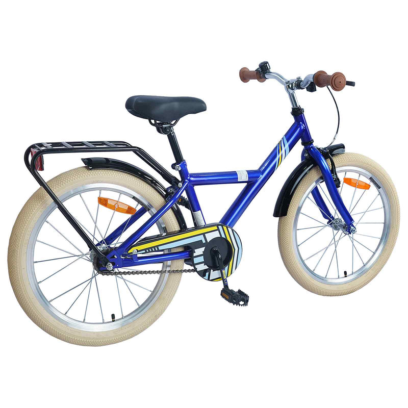 Load image into Gallery viewer, Vidaxl kinderfiets 20 inch voor 6-11 jaar oud donkerblauw