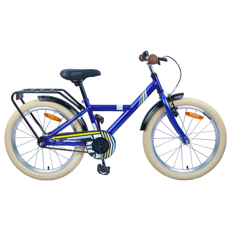 Load image into Gallery viewer, Vidaxl kinderfiets 20 inch voor 6-11 jaar oud donkerblauw