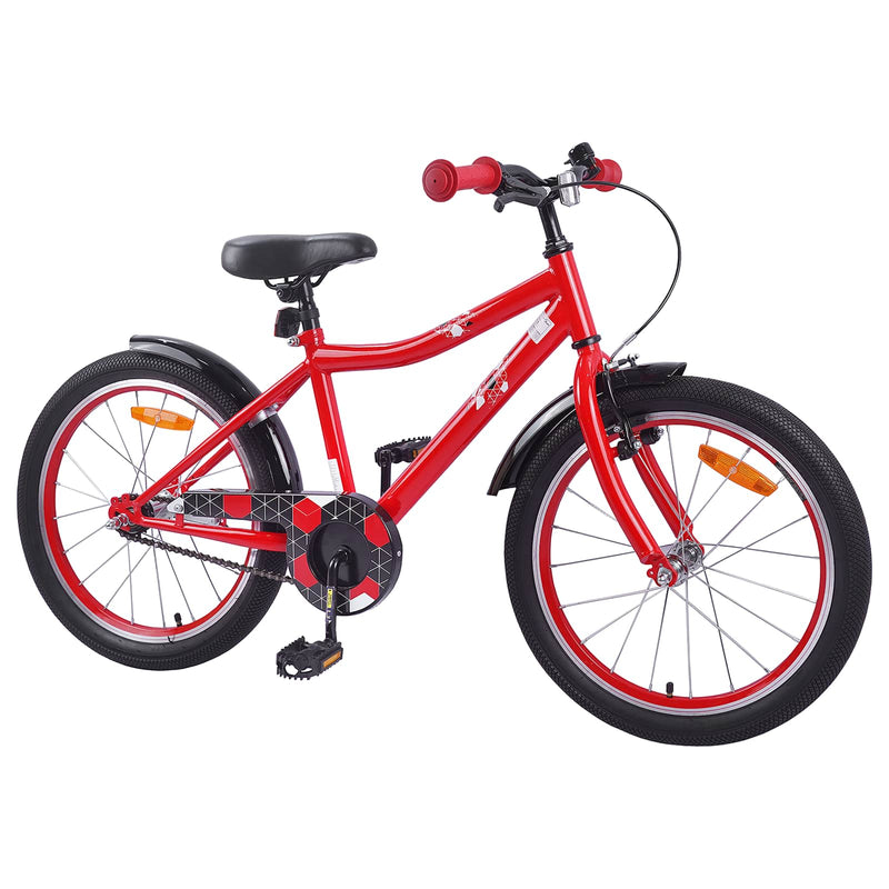 Load image into Gallery viewer, Vidaxl kinderfiets 20 inch voor 6-11 jaar oud rood