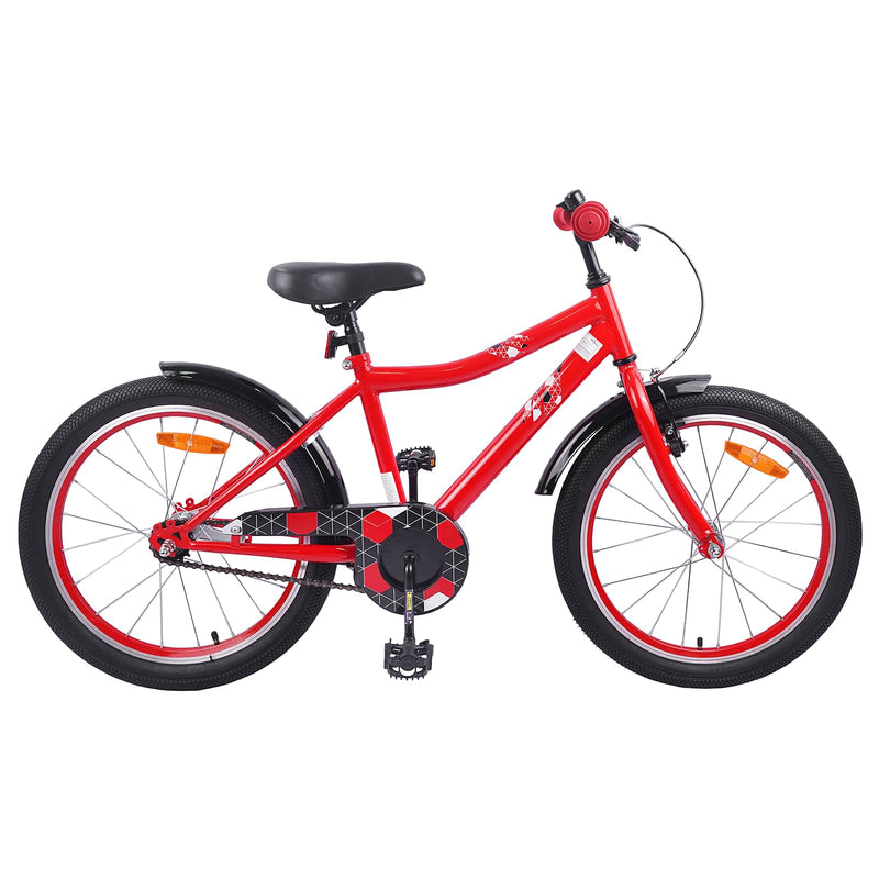 Load image into Gallery viewer, Vidaxl kinderfiets 20 inch voor 6-11 jaar oud rood