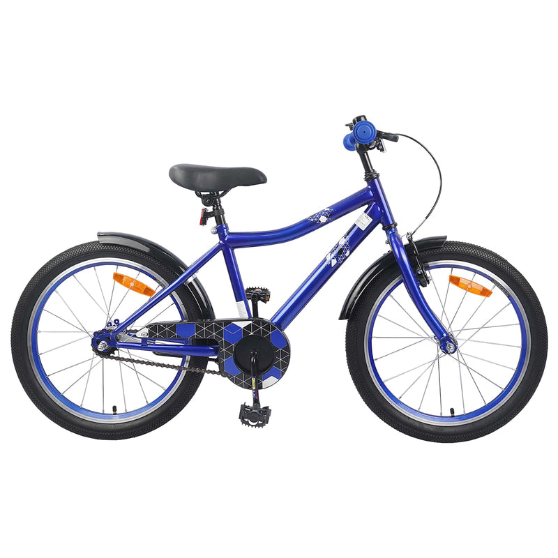 Load image into Gallery viewer, Vidaxl kinderfiets 20 inch voor 6-11 jaar oud donkerblauw