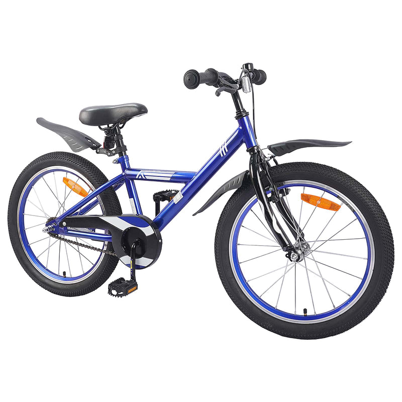 Load image into Gallery viewer, Vidaxl kinderfiets 20 inch voor 6-11 jaar oud donkerblauw