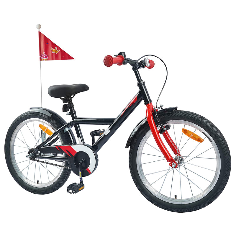 Load image into Gallery viewer, Vidaxl kinderfiets 20 inch voor 6-11 jaar oud zwart