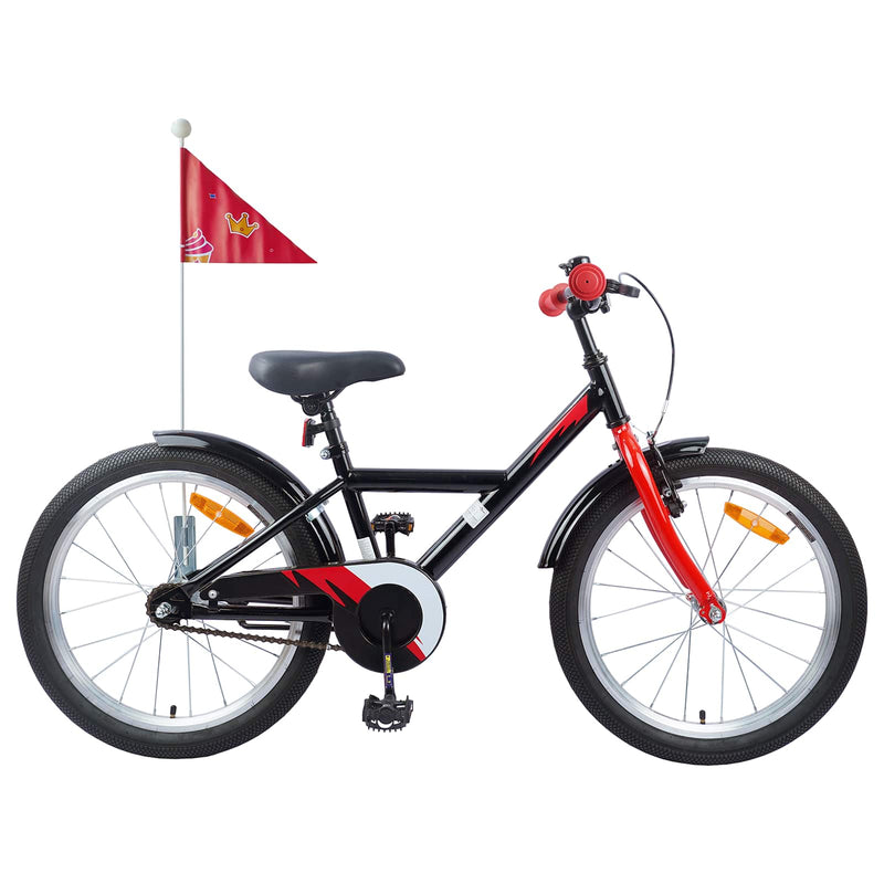 Load image into Gallery viewer, Vidaxl kinderfiets 20 inch voor 6-11 jaar oud zwart