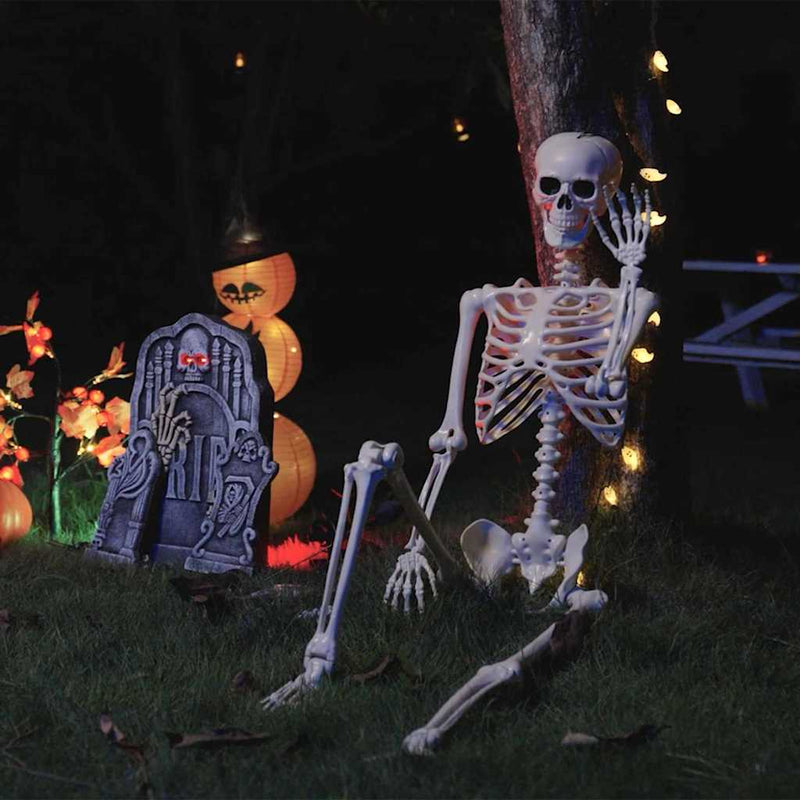 Load image into Gallery viewer, Vidaxl halloween skelet 2 pcs wit 85 cm pvc
