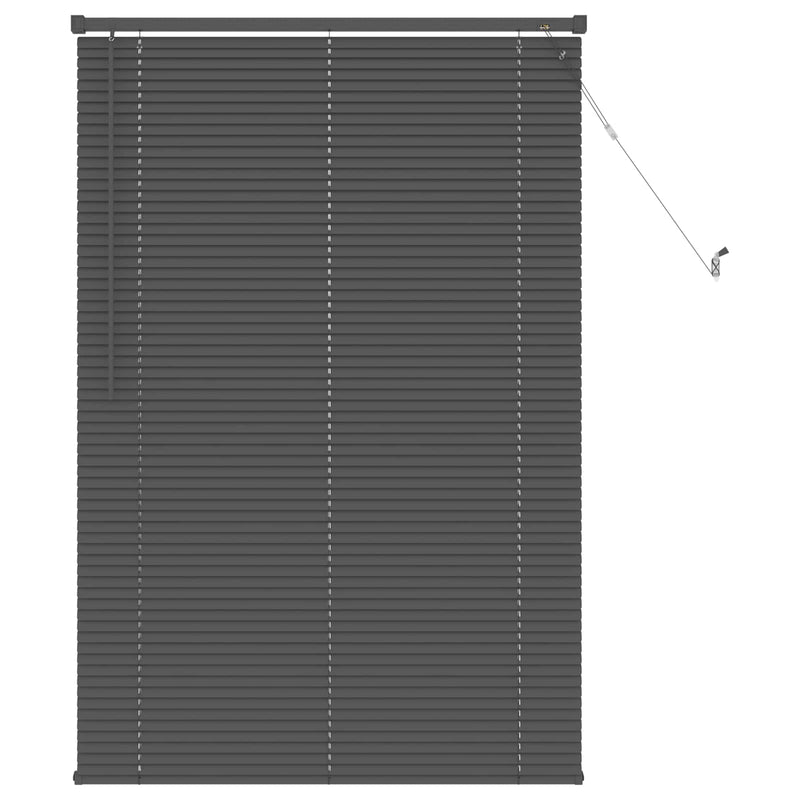 Load image into Gallery viewer, Vidaxl venetiaanse blind verstelbaar zilvergrijs 150 x 80 cm pvc