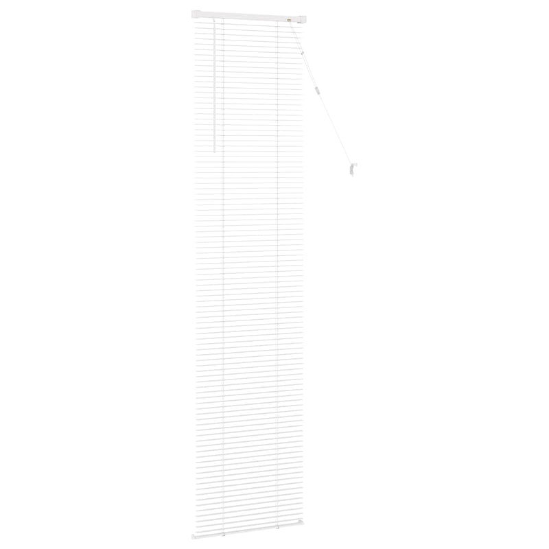 Load image into Gallery viewer, Vidaxl venetiaanse blind verstelbaar wit 213 x 60 cm pvc
