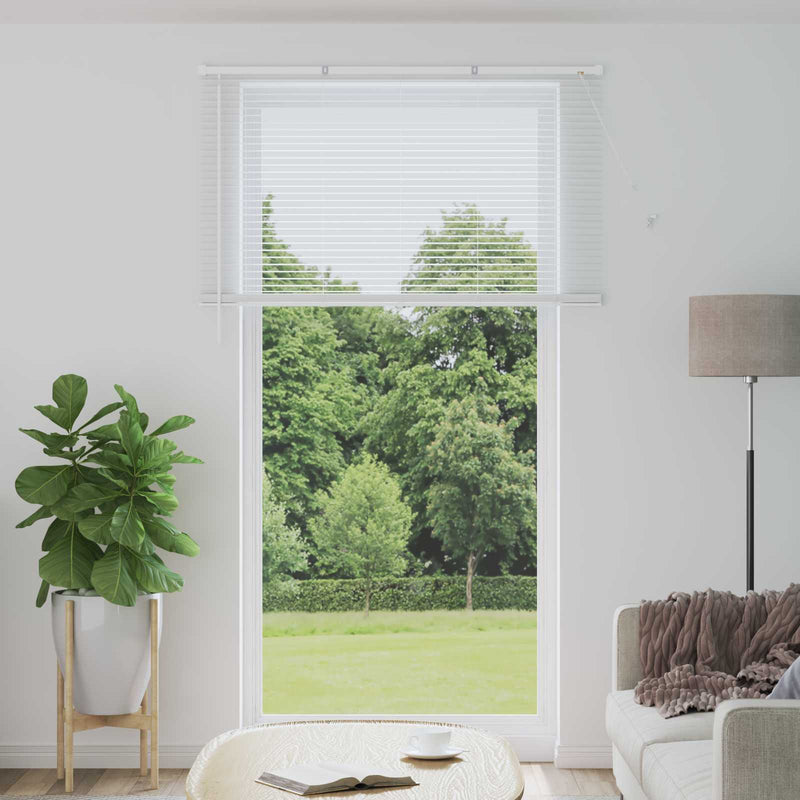 Load image into Gallery viewer, Vidaxl venetiaanse blind verstelbaar wit 213 x 140 cm pvc