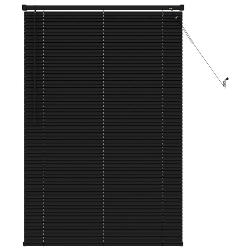 Load image into Gallery viewer, Vidaxl venetiaanse blind verstelbaar zwart 150 x 100 cm pvc