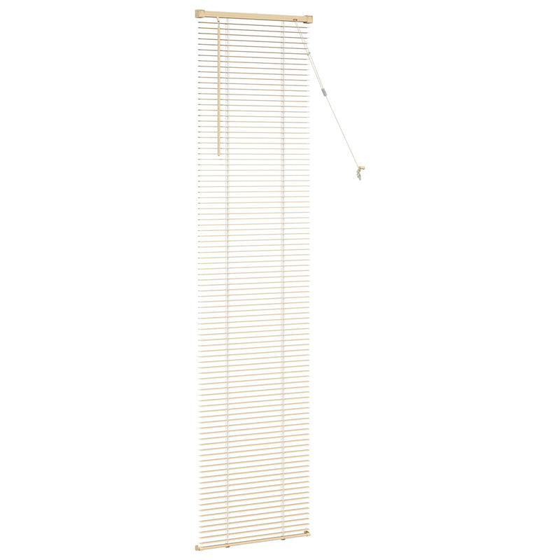 Load image into Gallery viewer, Vidaxl venetiaanse blind lichtbruin met patroon 213 x 40 cm pvc