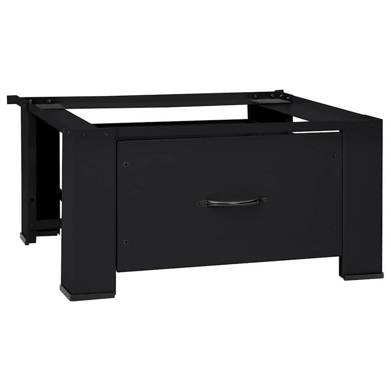 Load image into Gallery viewer, Vidaxl wasmachine pedestal zwart 64 x 55 x 32,5 cm staal