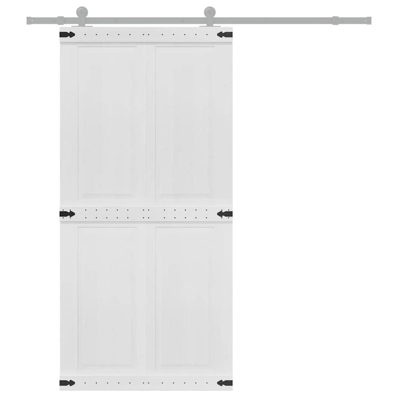 Load image into Gallery viewer, Vidaxl deur corona wit 100 x 210 cm bewerkt hout