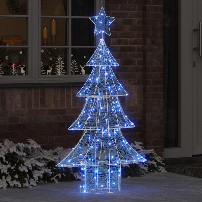Load image into Gallery viewer, Vidaxl kerstboom met 160 led blauw 150 cm acryl