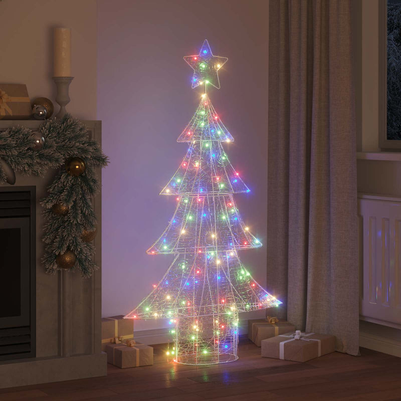 Load image into Gallery viewer, Vidaxl kerstboom met 160 led multikleur 150 cm acryl