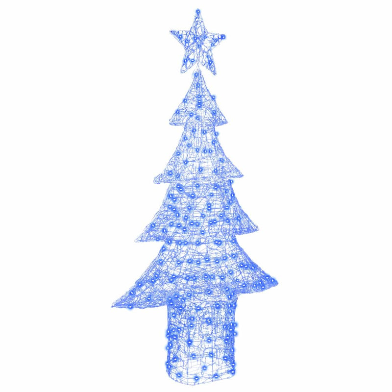 Load image into Gallery viewer, Vidaxl kerstboom met 240 led blauw 180 cm acryl