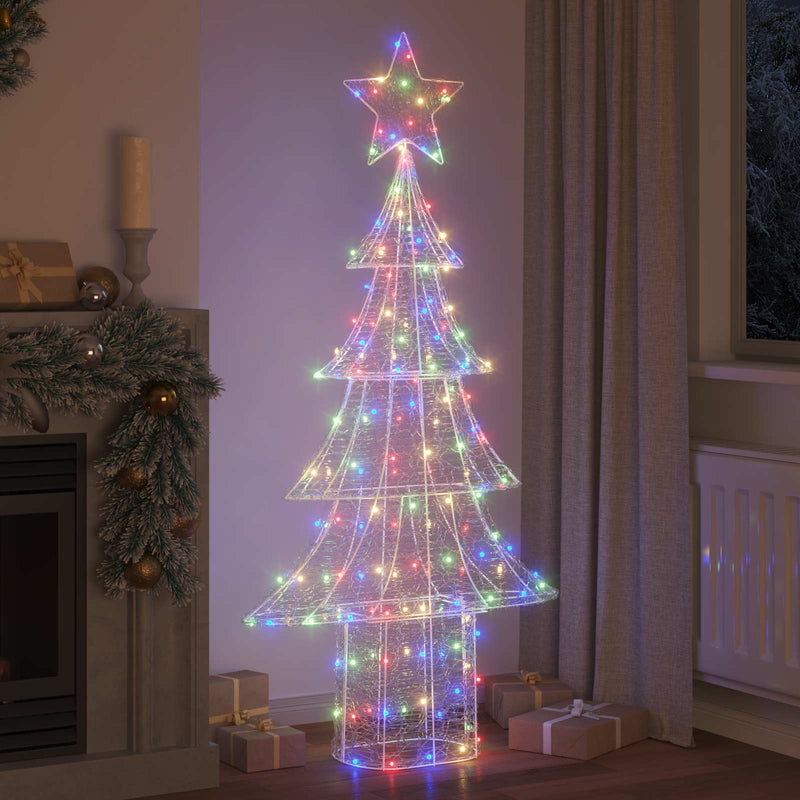 Load image into Gallery viewer, Vidaxl kerstboom met 240 led multikleur 180 cm acryl