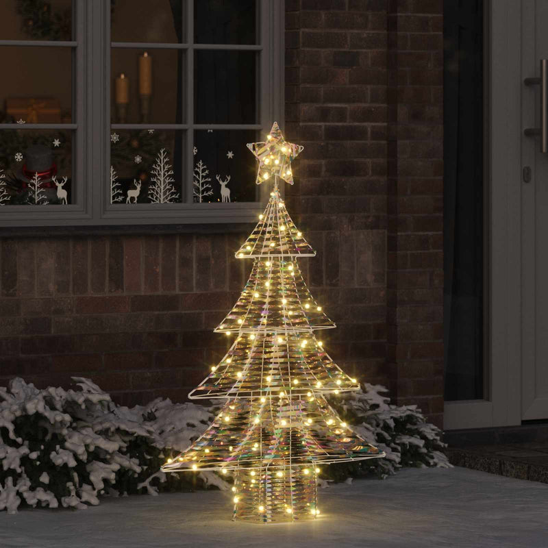 Load image into Gallery viewer, Vidaxl kerstboom met 120 led warmwit 120,5 cm pet