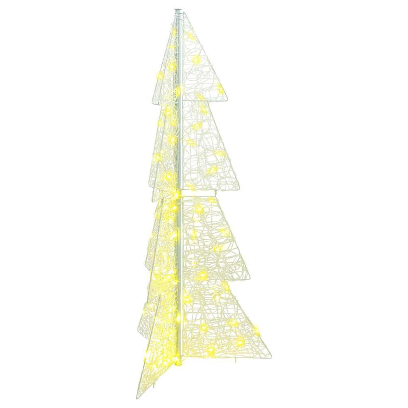 Load image into Gallery viewer, Vidaxl kerstboom met 100 led warmwit 120 cm acryl