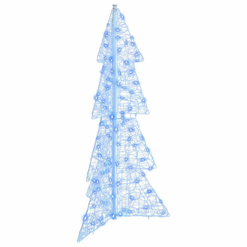 Load image into Gallery viewer, Vidaxl kerstboom met 100 led blauw 120 cm acryl