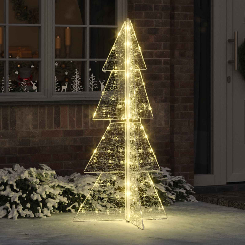 Load image into Gallery viewer, Vidaxl kerstboom met 160 led warmwit 150 cm acryl