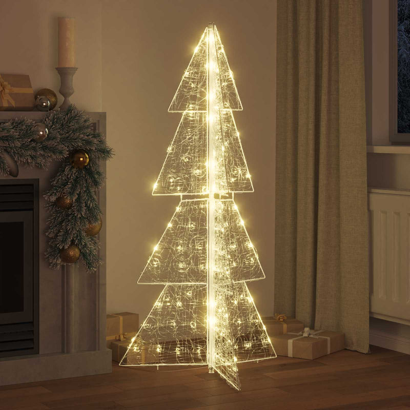 Load image into Gallery viewer, Vidaxl kerstboom met 160 led warmwit 150 cm acryl