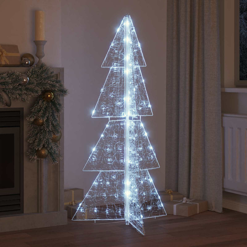 Load image into Gallery viewer, Vidaxl kerstboom met 160 led koud wit 150 cm acryl