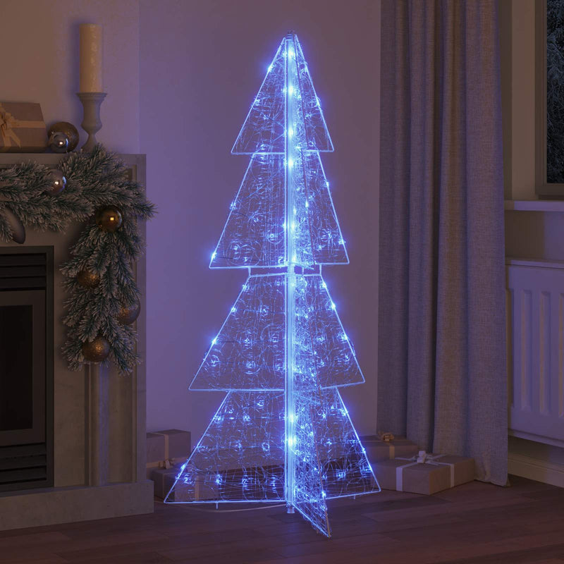 Load image into Gallery viewer, Vidaxl kerstboom met 160 led blauw 150 cm acryl