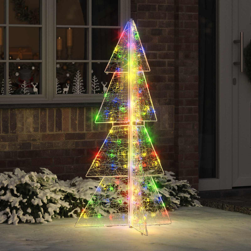 Load image into Gallery viewer, Vidaxl kerstboom met 160 led multikleur 150 cm acryl