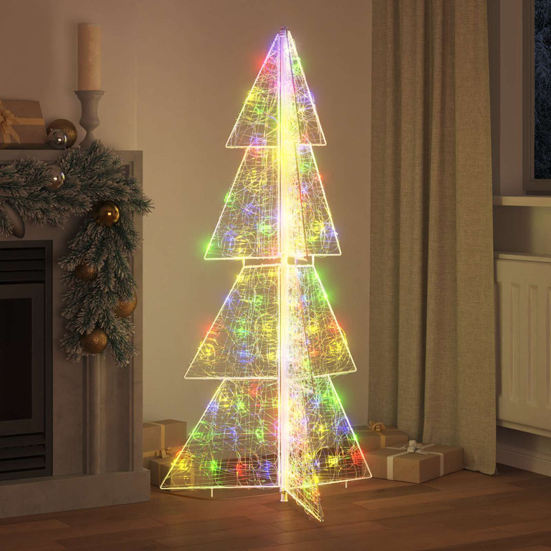 Load image into Gallery viewer, Vidaxl kerstboom met 160 led multikleur 150 cm acryl