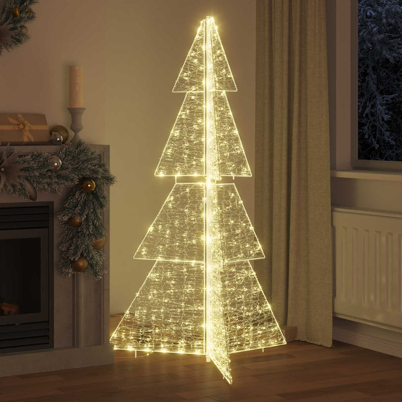Load image into Gallery viewer, Vidaxl kerstboom met 240 led warmwit 180 cm acryl
