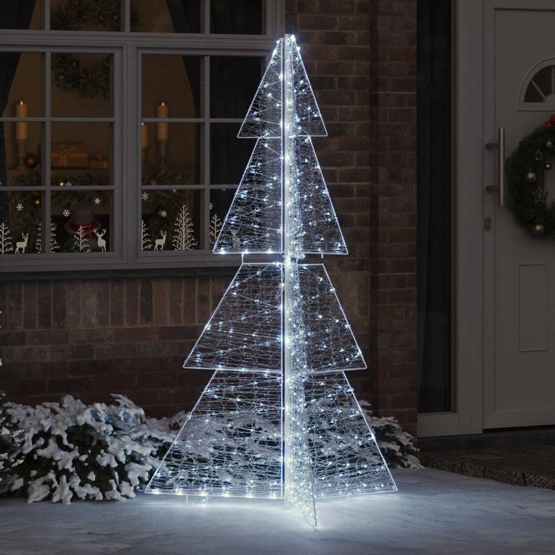 Load image into Gallery viewer, Vidaxl kerstboom met 240 led koud wit 180 cm acryl