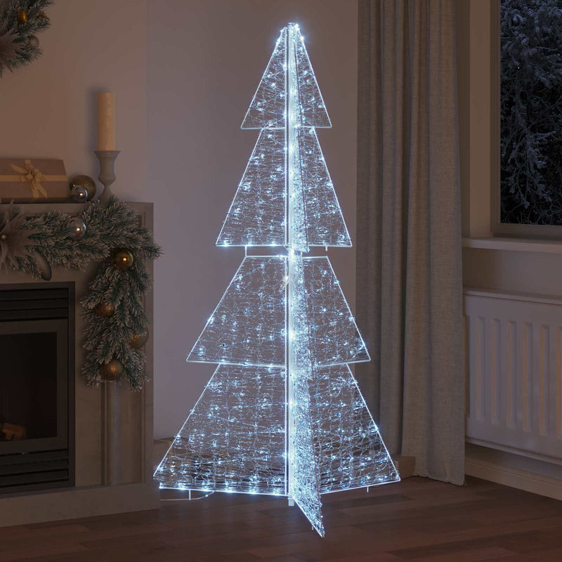 Load image into Gallery viewer, Vidaxl kerstboom met 240 led koud wit 180 cm acryl