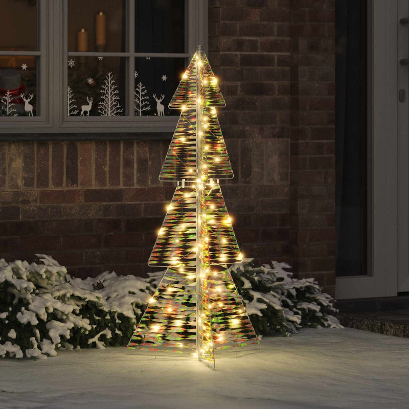 Load image into Gallery viewer, Vidaxl kerstboom met 100 led warmwit 120 cm pet