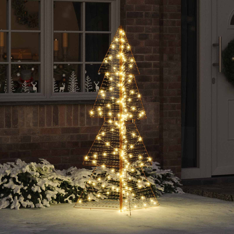 Load image into Gallery viewer, Vidaxl kerstboom met 160 led warmwit 150 cm pet