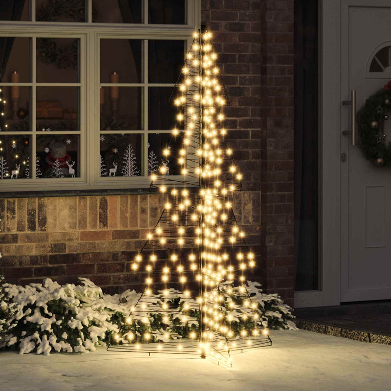 Load image into Gallery viewer, Vidaxl kerstboom met 240 led warmwit 180 cm rattan