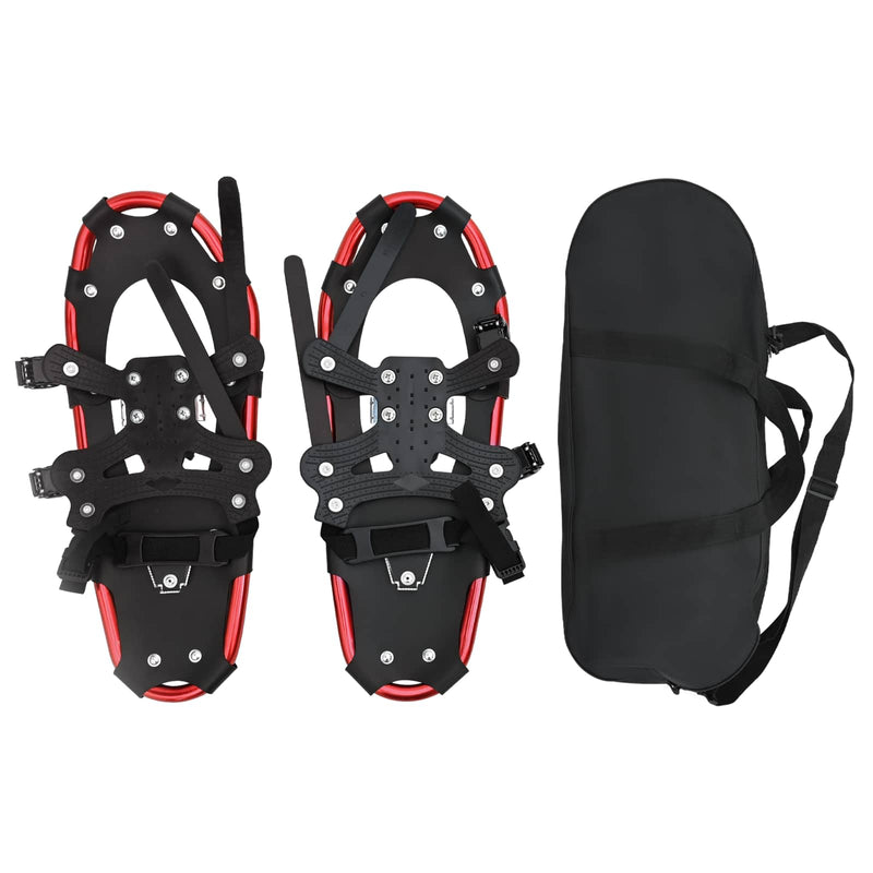 Load image into Gallery viewer, Vidaxl 3 in 1 sneeuwschoenen rood en zwart 21 inches aluminium en hdpe