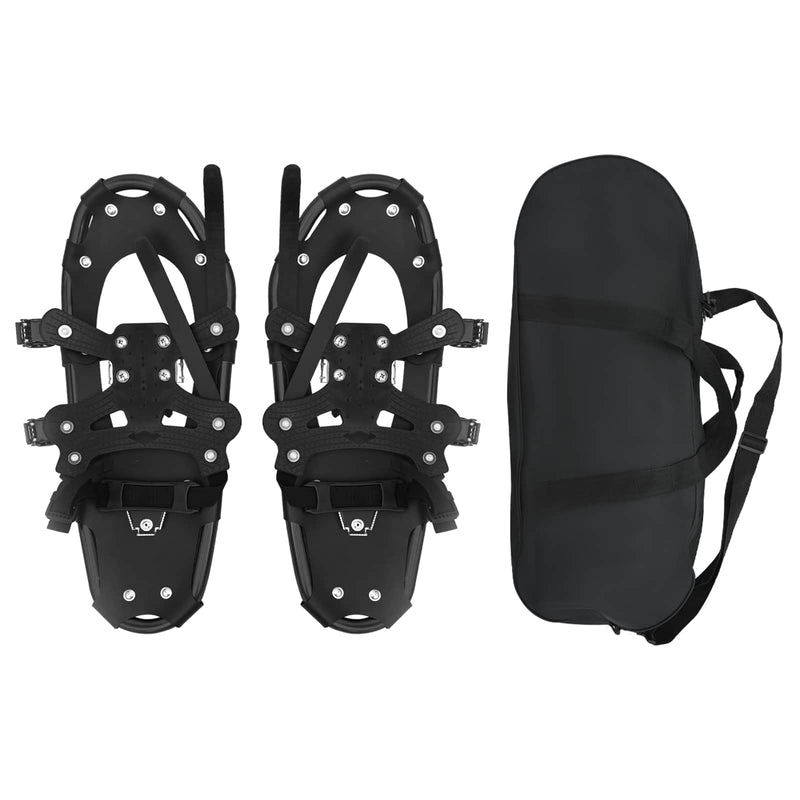 Load image into Gallery viewer, Vidaxl 3 in 1 sneeuwschoenen zwart 21 inches aluminium en hdpe