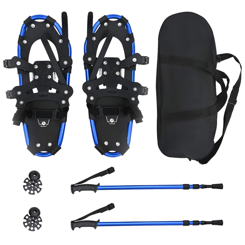 Load image into Gallery viewer, Vidaxl 3 in 1 sneeuwschoenen met wandelschoenen blauw en zwart